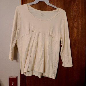 ** 2 for $20 ** White Stag Long Sleeve Peplum Shirt